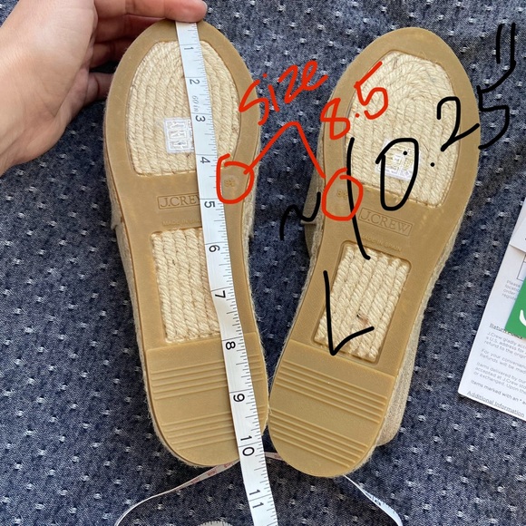 J. Crew -  Espadrilles - Made-in-Spain cap toe in linen - Sz 8.5 Item CA010 NWT - Picture 12 of 14